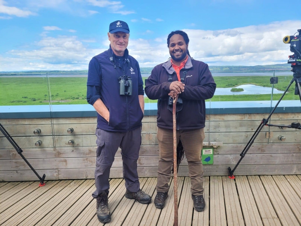 Hamza Yassin comes to Slimbridge for 'The Cotswolds & Beyond with Pam Ayres' 